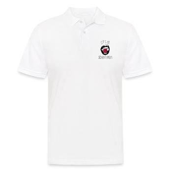 pen and paper shirt adventurous - Männer Poloshirt - Weiß - Vorne - Kai (181cm)