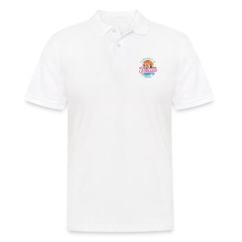 Je préfère être à Tokyo - Polo Homme - blanc - Devant - Kai (181cm)