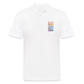 Dicton de l’équipe de fête de Gran Canaria - Polo Homme - blanc - Devant - Kai (181cm)