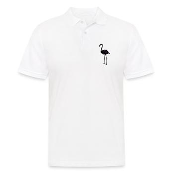 Flamingo Symbol - Men's Polo Shirt - white - Front - Kai (181cm)