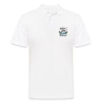 Bodensee Wandern Ausflug Urlaub für den Bodensee - Männer Poloshirt - Weiß - Vorne - Kai (181cm)