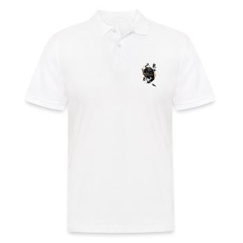 Panthère puissante avec katana - Polo Homme - blanc - Devant - Kai (181cm)