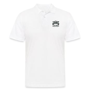 Je suis toujours en retard Humour cadeau - Polo Homme - blanc - Devant - Kai (181cm)