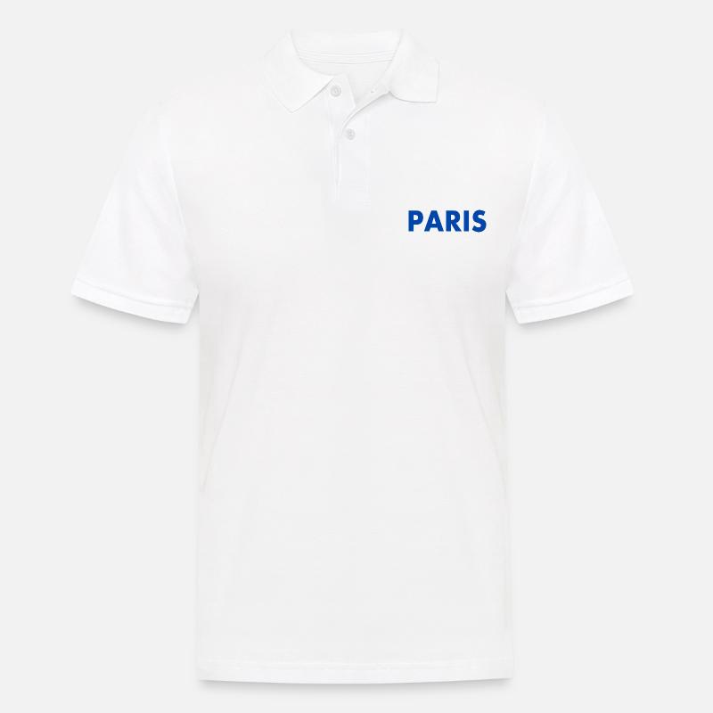 Paris - Polo Homme - blanc