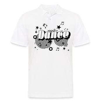 danse folle - Polo Homme - blanc - Devant - Kai (181cm)