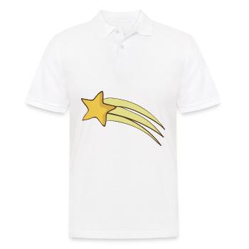 Étoile filante - Polo Homme - blanc - Devant - Kai (181cm)