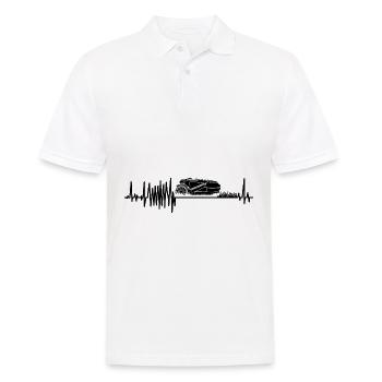 Hobbygärtner Rasenroboter Rasenmähroboter Fun - Männer Poloshirt - Weiß - Vorne - Kai (181cm)