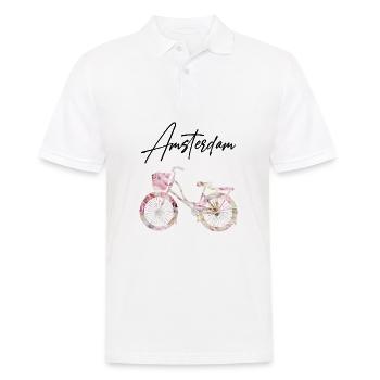 Amsterdam Hollande Pays-Bas - Polo Homme - blanc - Devant - Kai (181cm)