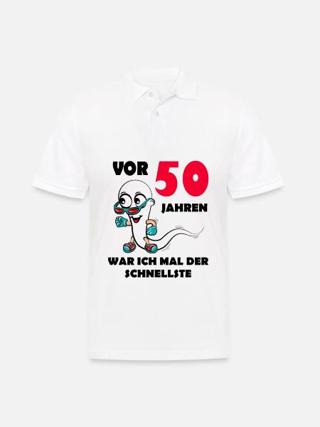 50.Ehrentag 50. Jubiläum Club der alten Säcke 50 - Männer Poloshirt - Weiß