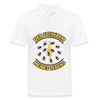lustige und witzige Imker Geschenke Imkereibedarf - Männer Poloshirt - Weiß - Vorne - Kai (181cm)