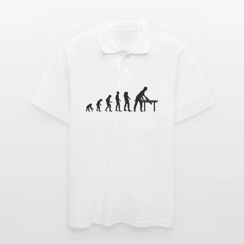 Handwerker Beruf Evolution Arbeiter Geschenk Männer Poloshirt