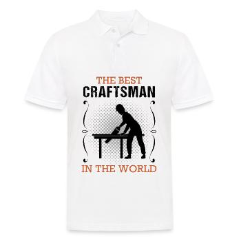 Handwerker Handwerk Beruf Ausbildung Geschenk - Männer Poloshirt - Weiß - Vorne - Kai (181cm)