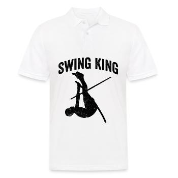 Lustiger Stabhochsprung Stabhochsprung - Männer Poloshirt - Weiß - Vorne - Kai (181cm)