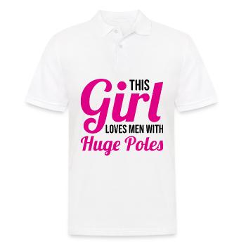 Fun Pole Vault Pole Vault Pole Vault - Men's Polo Shirt - white - Front - Kai (181cm)