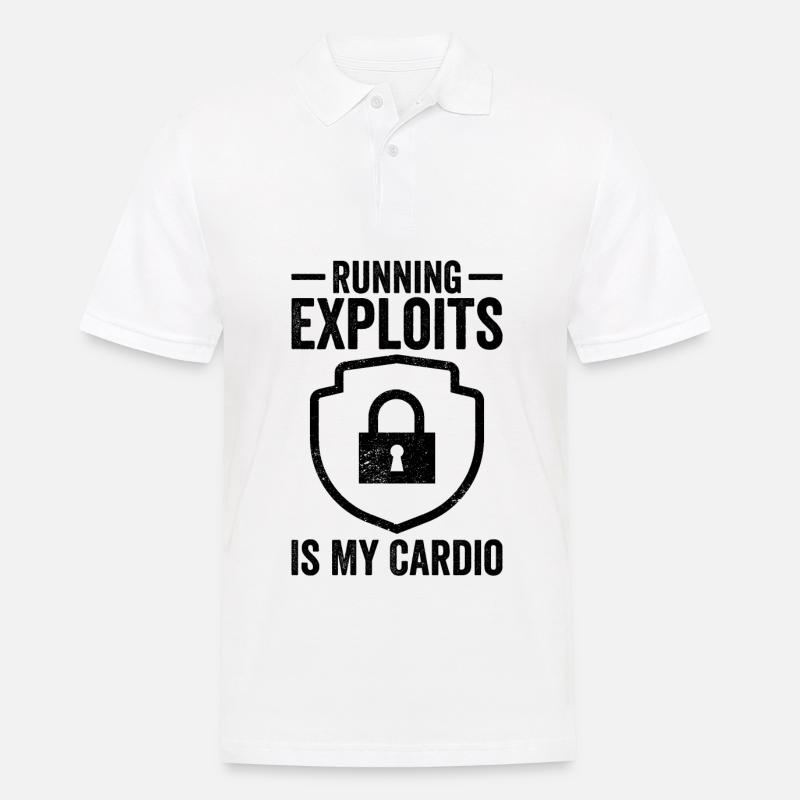 Cybersecurity Computer Security Cybersecurity - Men's Polo Shirt - white