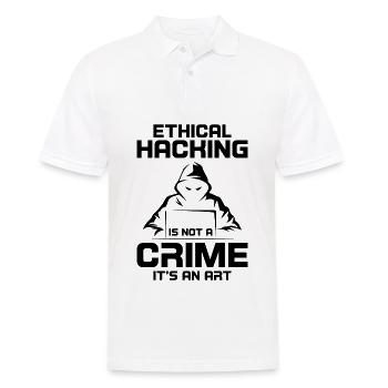 Cybersécurité Sécurité informatique Cybersécurité - Polo Homme - blanc - Devant - Kai (181cm)