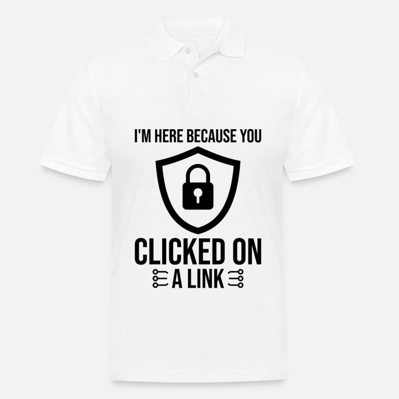 Cybersecurity Computersicherheit Cybersecurity - Männer Poloshirt - Weiß