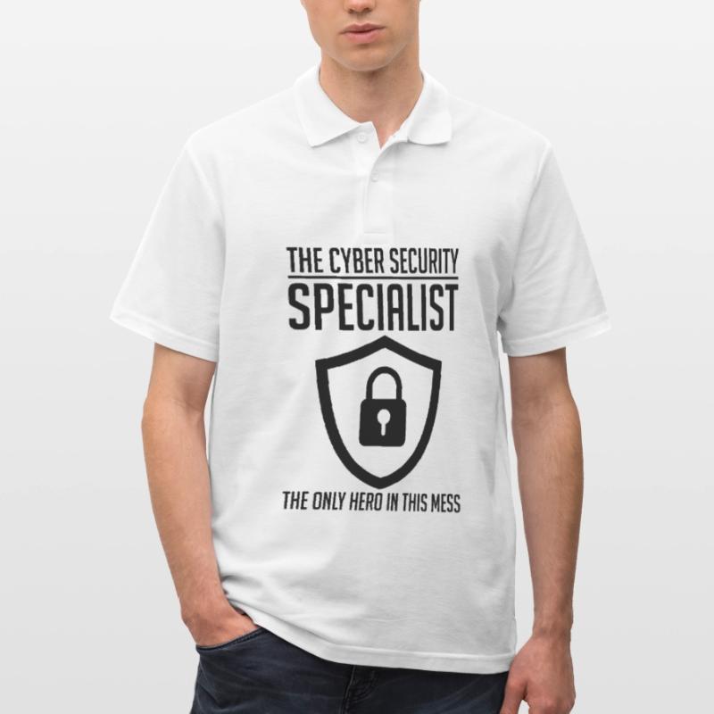 Cybersecurity Computer Security Cybersecurity Men's Polo Shirt