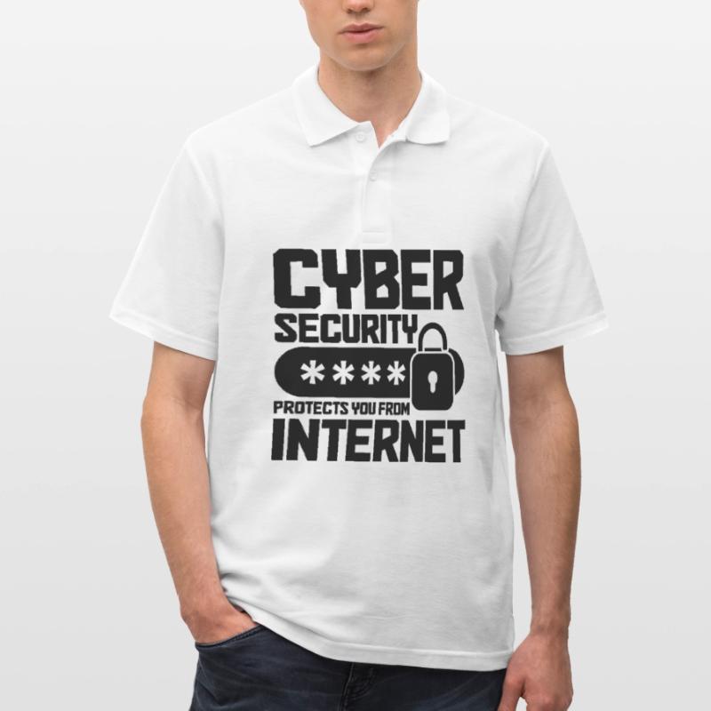 Cybersecurity Computer Security Cybersecurity Men's Polo Shirt