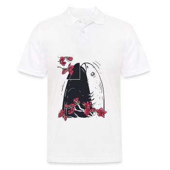 Sacabambaspis Fisch Meme Gumamela Rahmen - Männer Poloshirt - Weiß - Vorne - Kai (181cm)