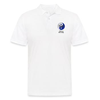 Tai Chi Chuan This is the way Yin Yang Taiji Vekto - Männer Poloshirt - Weiß - Vorne - Kai (181cm)