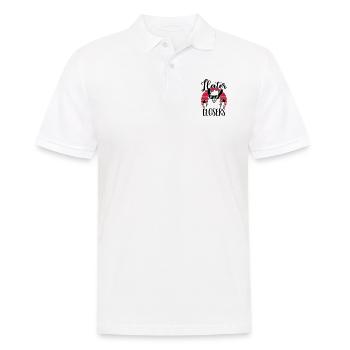 Llater Llosers llama - llama - gift - humor - Men's Polo Shirt - white - Front - Kai (181cm)