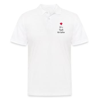 cooking - Men's Polo Shirt - white - Front - Kai (181cm)