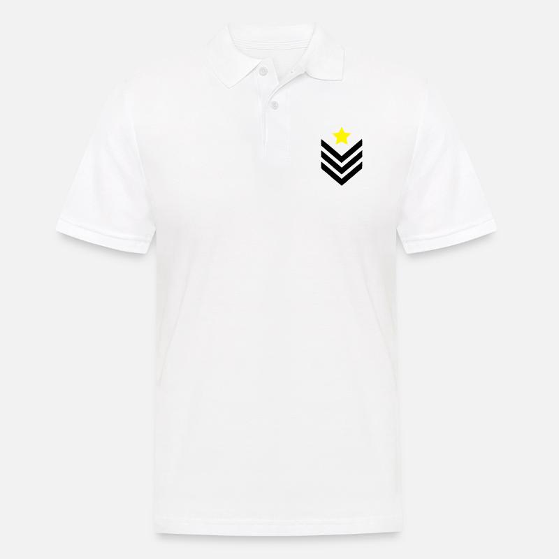 abzeichen_002 - Männer Poloshirt - Weiß