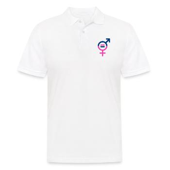 Gleichstellung von Männern und Frauen - Männer Poloshirt - Weiß - Vorne - Kai (181cm)