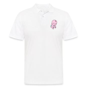 Baby - Men's Polo Shirt - white - Front - Kai (181cm)