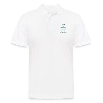 KREUZFAHRTSCHIFF - GRÜNES KREUZFAHRTSCHIFF - Männer Poloshirt - Weiß - Vorne - Kai (181cm)
