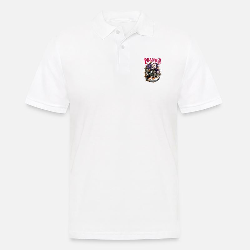 PhantomF4 - Männer Poloshirt - Weiß