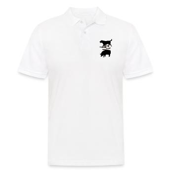 Der einzige Unterschied ist deine Wahrnehmung 4.0 - Männer Poloshirt - Weiß - Vorne - Kai (181cm)