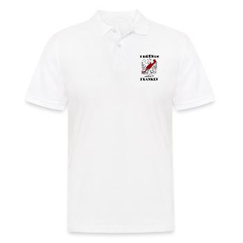 Die Helden aus Franken - Männer Poloshirt - Weiß - Vorne - Kai (181cm)