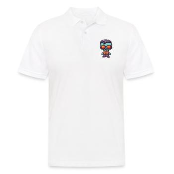Zombie Halloween Cool - Polo Homme - blanc - Devant - Kai (181cm)
