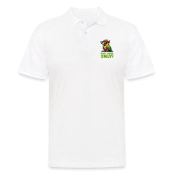 papagei sonnenbrille comic - Männer Poloshirt - Weiß - Vorne - Kai (181cm)