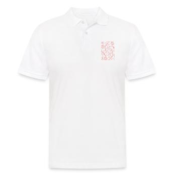 Fleurs - Polo Homme - blanc - Devant - Kai (181cm)