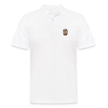 Hedgehog Comic Cool Summer - Men's Polo Shirt - white - Front - Kai (181cm)