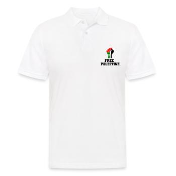 Free palestine - Men's Polo Shirt - white - Front - Kai (181cm)