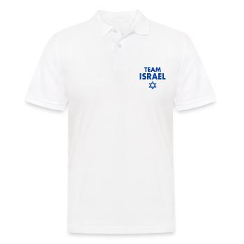 Team israel - Polo Homme - blanc - Devant - Kai (181cm)