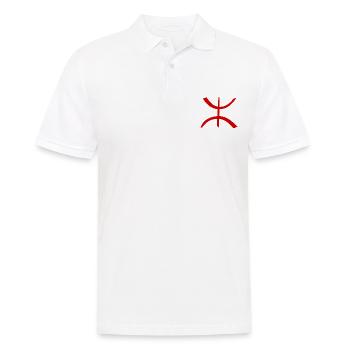 Amazigh - Polo Homme - blanc - Devant - Kai (181cm)