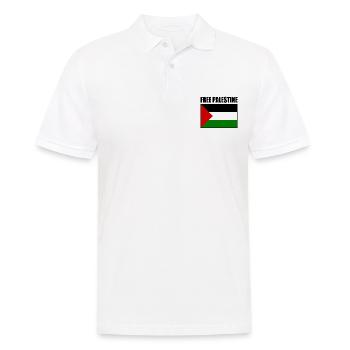 Free palestine - Men's Polo Shirt - white - Front - Kai (181cm)
