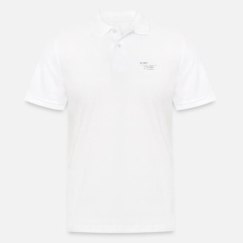 informatik - Männer Poloshirt - Weiß