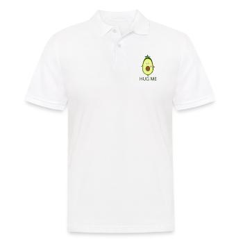 Hug me - Avocado - Polo Homme - blanc - Devant - Kai (181cm)