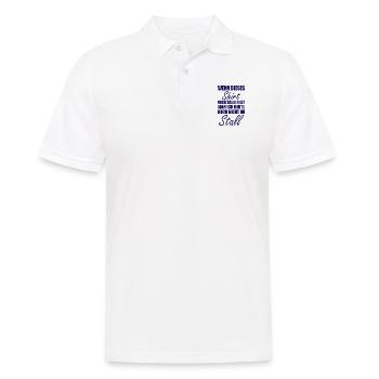 Wenn dieses shirt Pferd Sport Sattel Geschenk - Männer Poloshirt - Weiß - Vorne - Kai (181cm)
