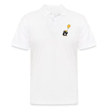 Balloon cool penguin cap - Men's Polo Shirt - white - Front - Kai (181cm)