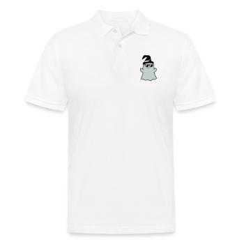 ghost cool - Männer Poloshirt - Weiß - Vorne - Kai (181cm)