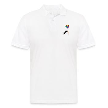 Balloon - Men's Polo Shirt - white - Front - Kai (181cm)