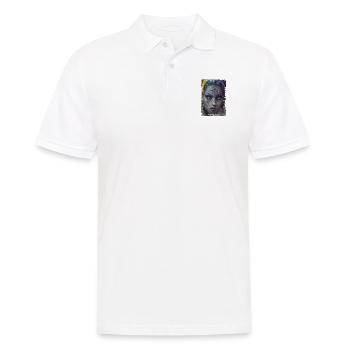 Graffiti Street Art Spray Couleurs Cool Artiste Rétro - Polo Homme - blanc - Devant - Kai (181cm)