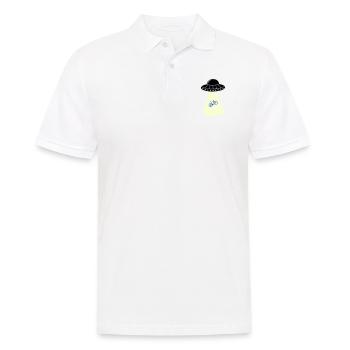 UFO Bicycle - Men's Polo Shirt - white - Front - Kai (181cm)